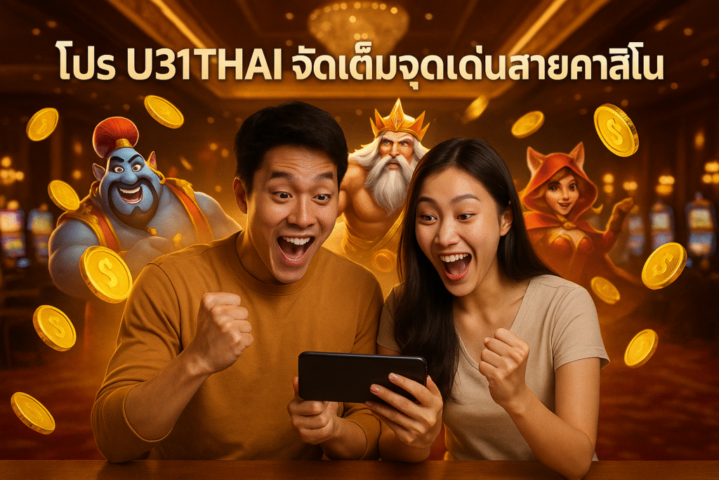 โปร U31THAI จัดเต็มจุดเด่นสายคาสิโน