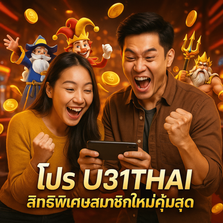 โปร U31THAI สิทธิพิเศษสมาชิกใหม่คุ้มสุด