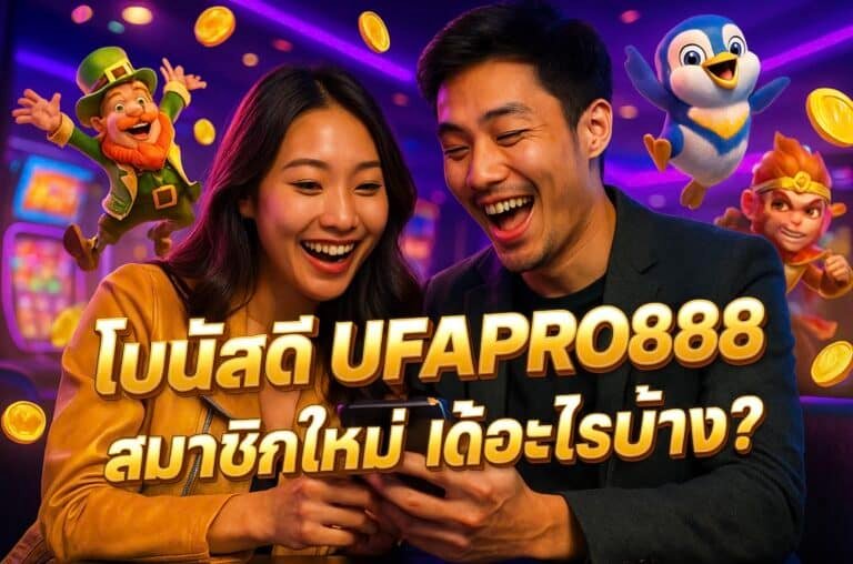โบนัสดี UFAPRO888 สมาชิกใหม่ ได้อะไรบ้าง