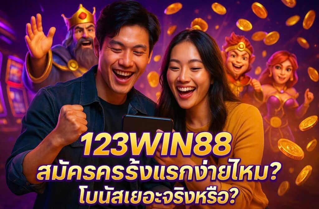 123WIN88 สมัครครั้งแรกง่ายไหม โบนัสเยอะจริงหรือ